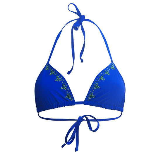 Blue Lotus Beaded Bikini Top Sassi Swimwear