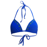 Blue Lotus Beaded Bikini Top Sassi Swimwear