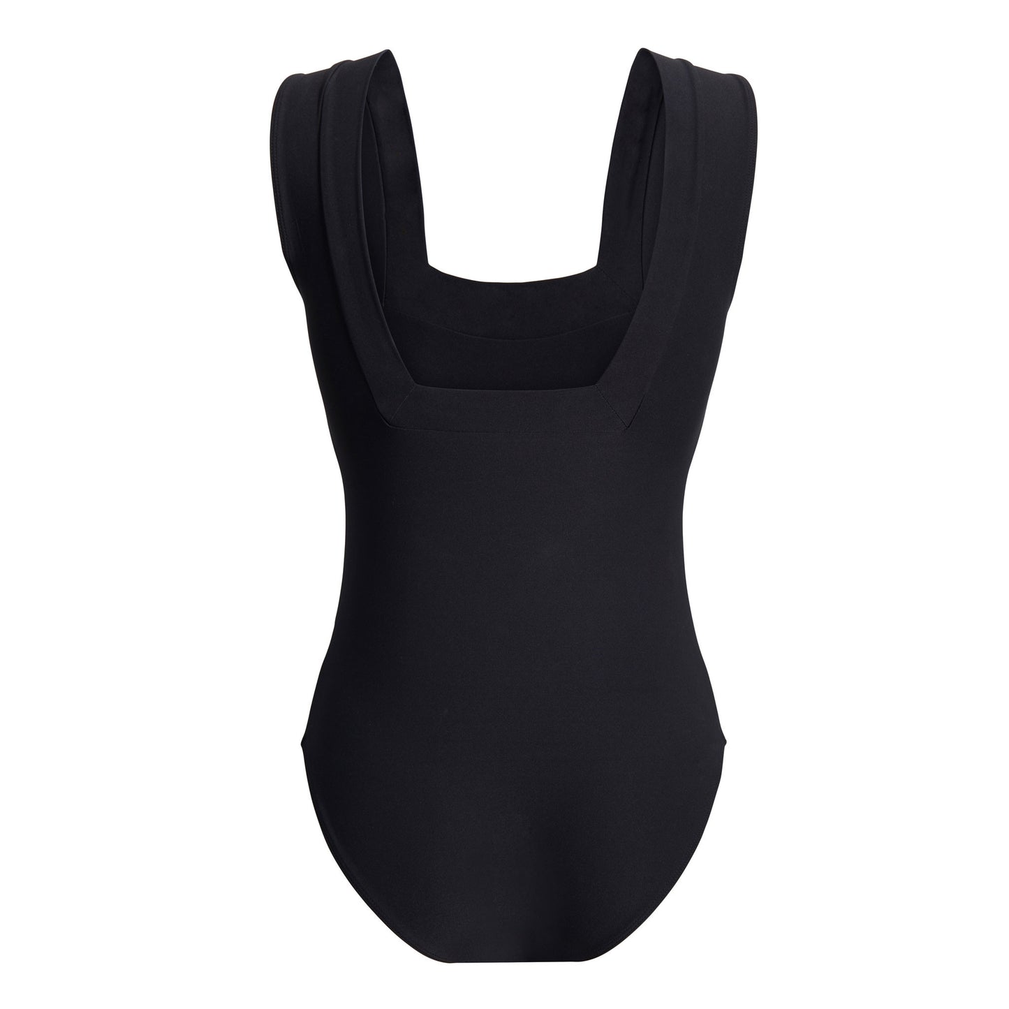 Lily black swimsuit square neckline luxury hand beaded